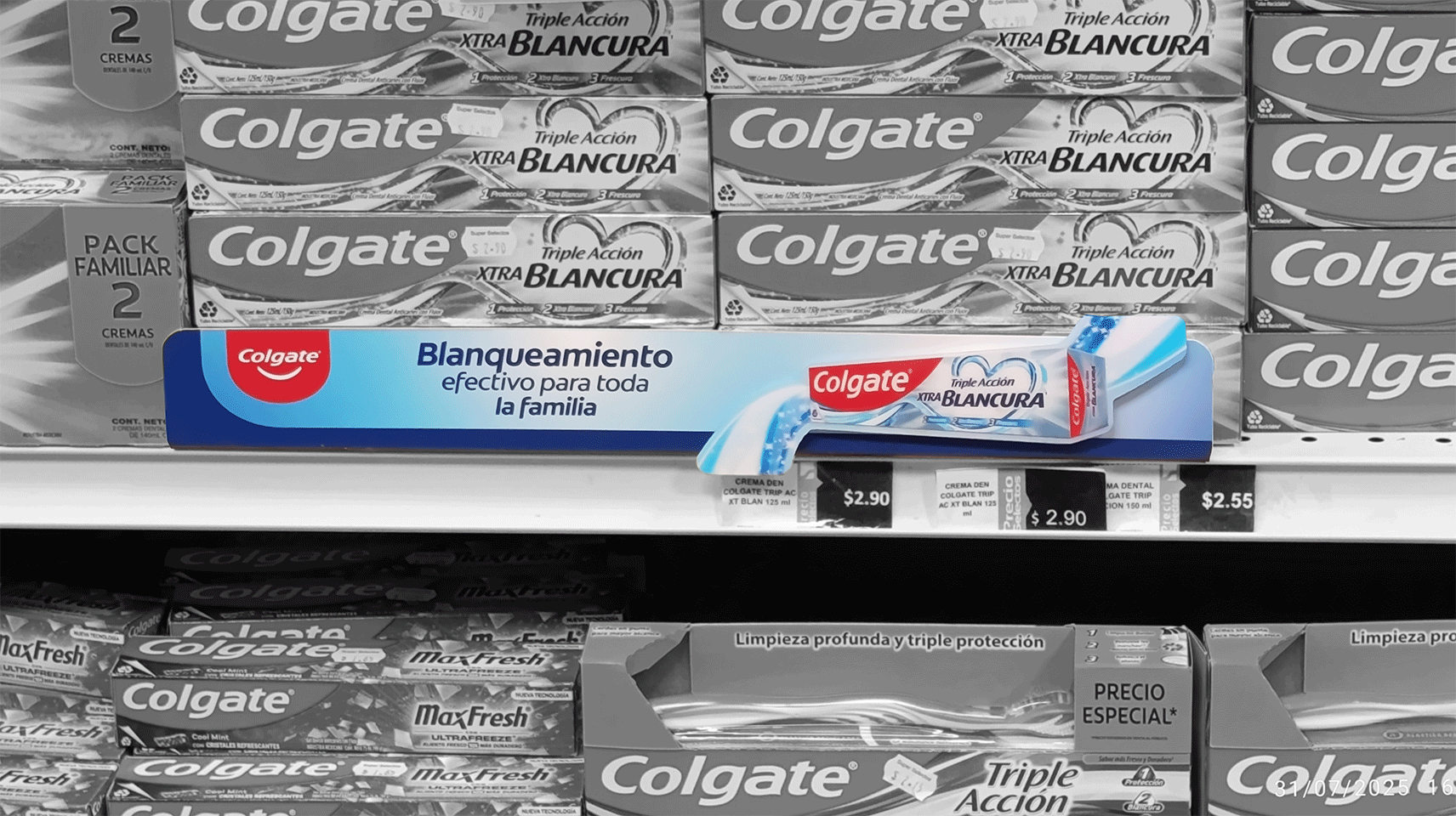 Cenefa Colgate